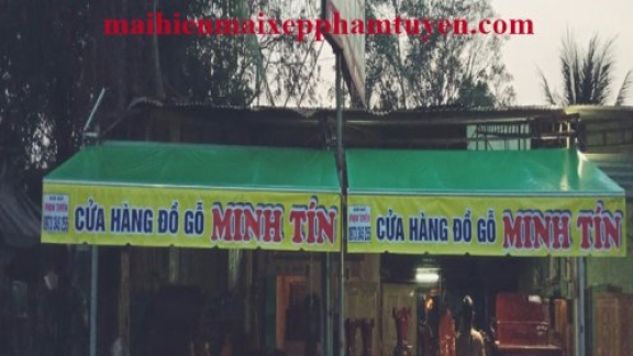 Mái hiên mái xếp tại Bình Dương